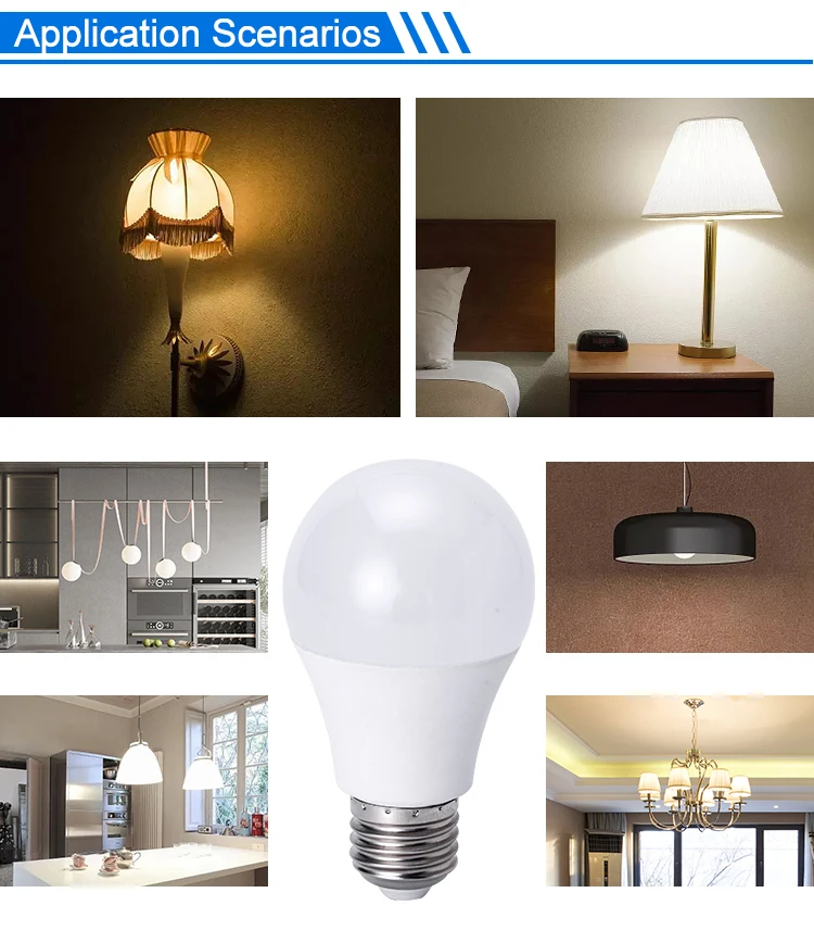 Hot Sale Long Lifetime Led Lamp 7W Led Bulb E27 220V Household Table Light Bulb Replaceable Bulbs