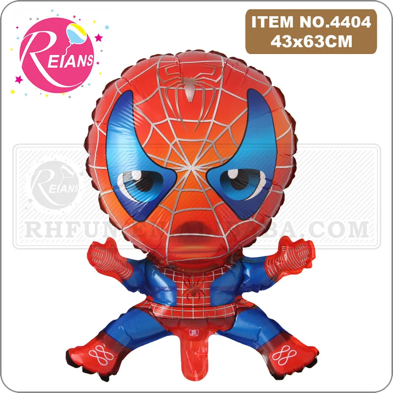 Super hero Spiderman Green Turtles balloons hero balloon globo birthday party decorations child toys baby boy favor balony Favor