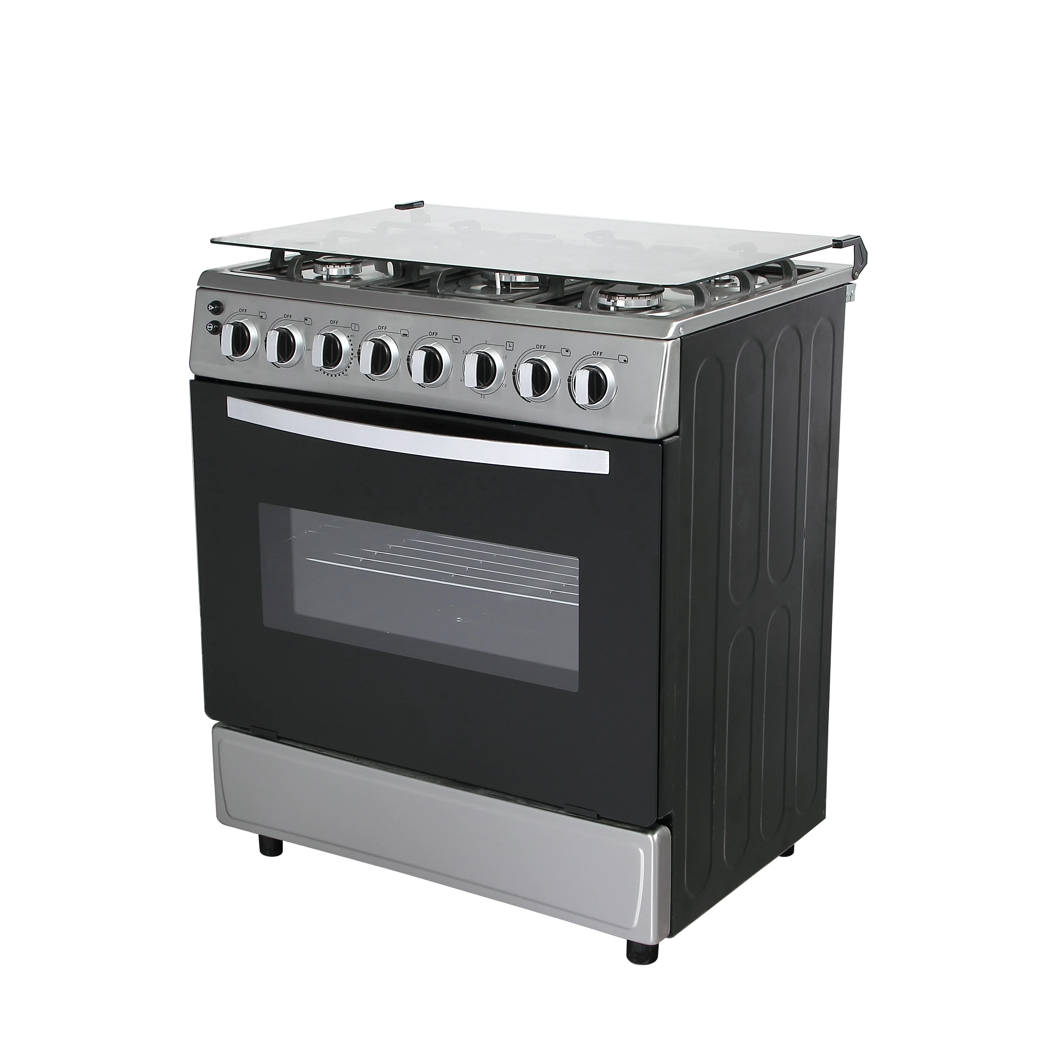 Кухонная газовая плита Gensun из нержавеющей стали, отдельно стоящая печь, печь для выпечки хлеба, пиццы, приборы для приготовления пищи