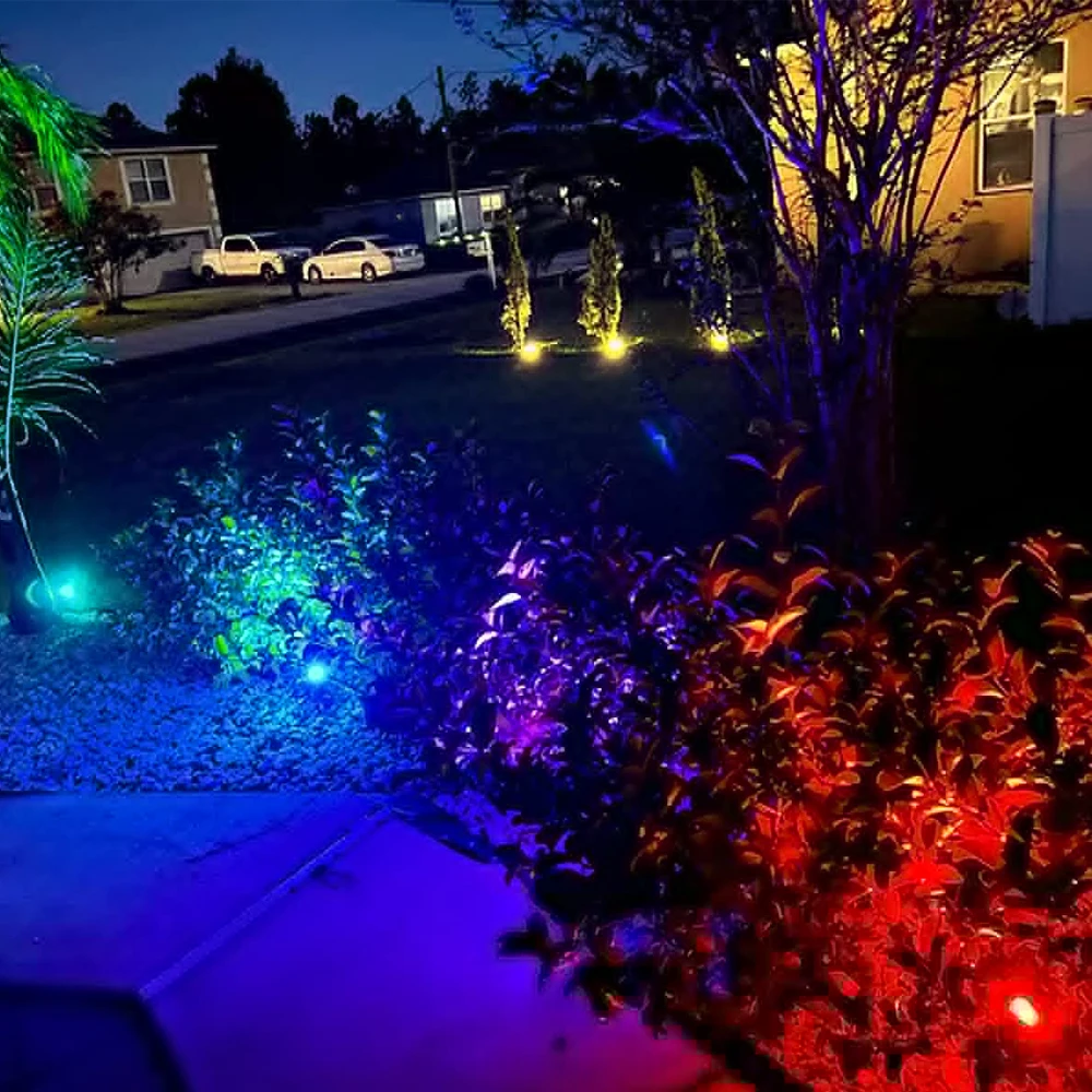 High Quality App Control Smart RGB Lawn Sidewalk Driveway Led Low Voltage Landscape Light