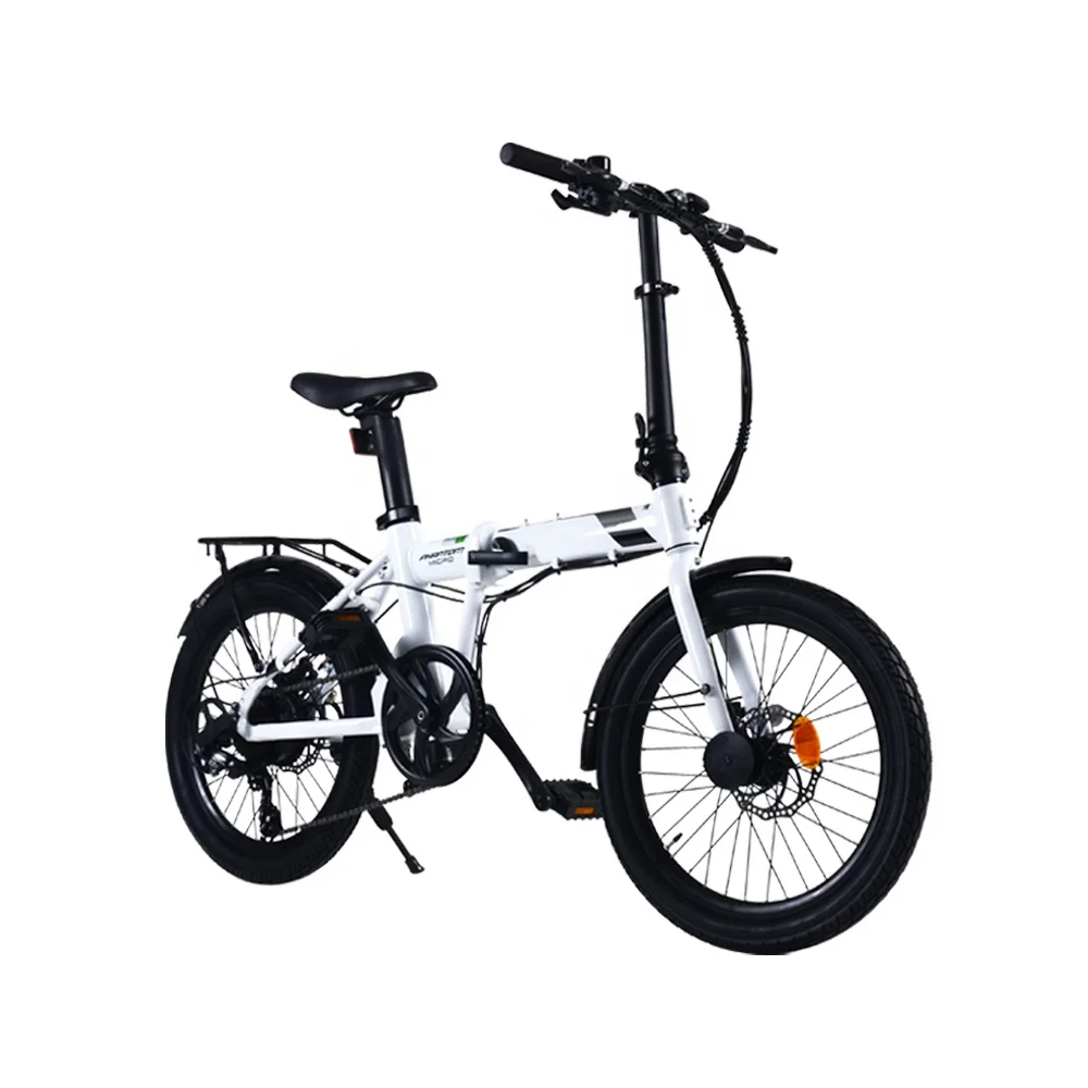 Hoya e-bike 250w 36v  china  electric bike 20 inch black and white  foldable bike spoke wheel  pedelec