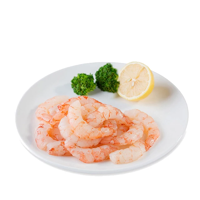 SEAFOOD Frozen Cooked Vannamei Shrimp Price red Prawn Export size 31 IQF China Supplier