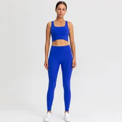 8697 2021 New Design Private Label Fitness Compression Colorful Women Workout Yoga Set Suit butt lift sets