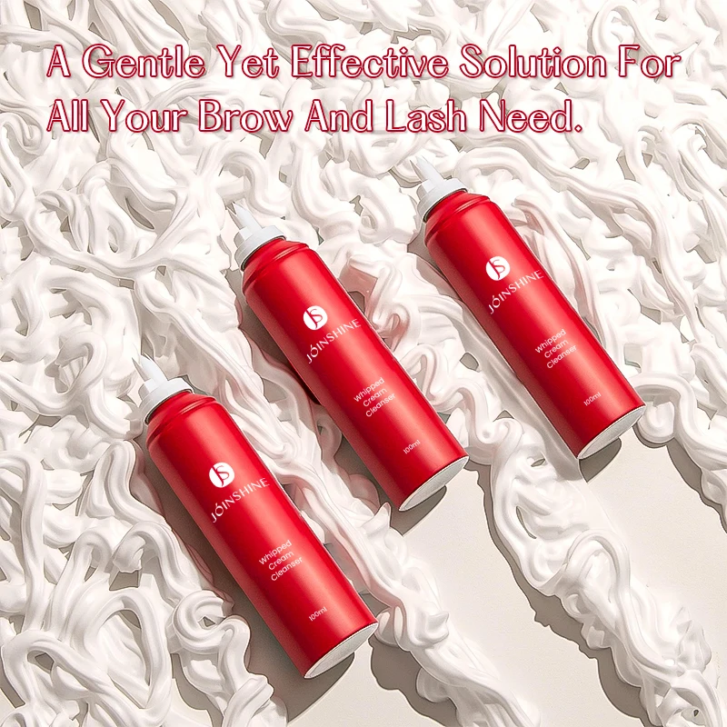 Joinshine Mild Foam Lash Cleanser Vegan Whipped Foam Eyelash Shampoo Custom Personalised Lash Shampoo Concentrate