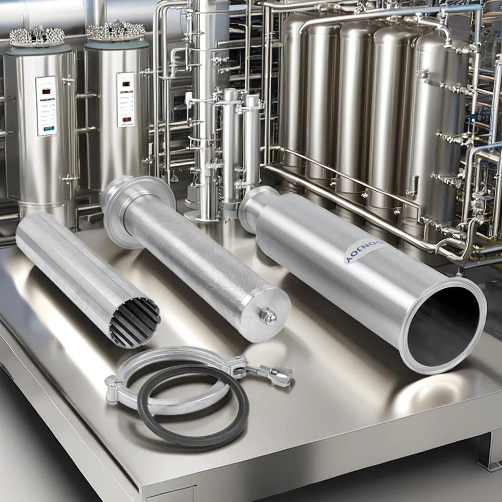 DONJOY 1'-4' Pipe Filter Food Grade Stainless Steel 304 316L Sanitary Straight Type Filter Pharmacy Indutry Water treatment