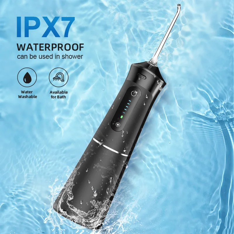 Orthodontic Dental Electric Cordless Water Flosser Teeth Cleaning Mouth Irrigator Water Jet Pick Flosser Bucal Oral Irrigator