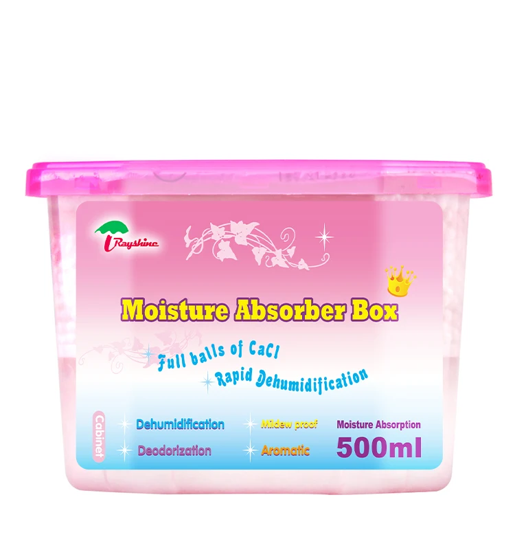 High quality deshumidificador dehumidifiers calcium chloride moisture absorbent dehumidifier box