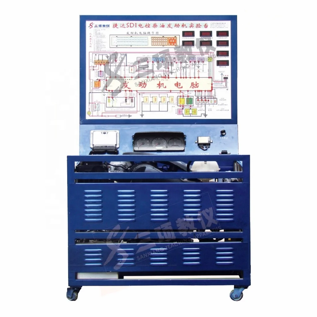 Automotive Equipment Teaching Trainer Diesel Electric Control Engine Test Bench for School Lab
