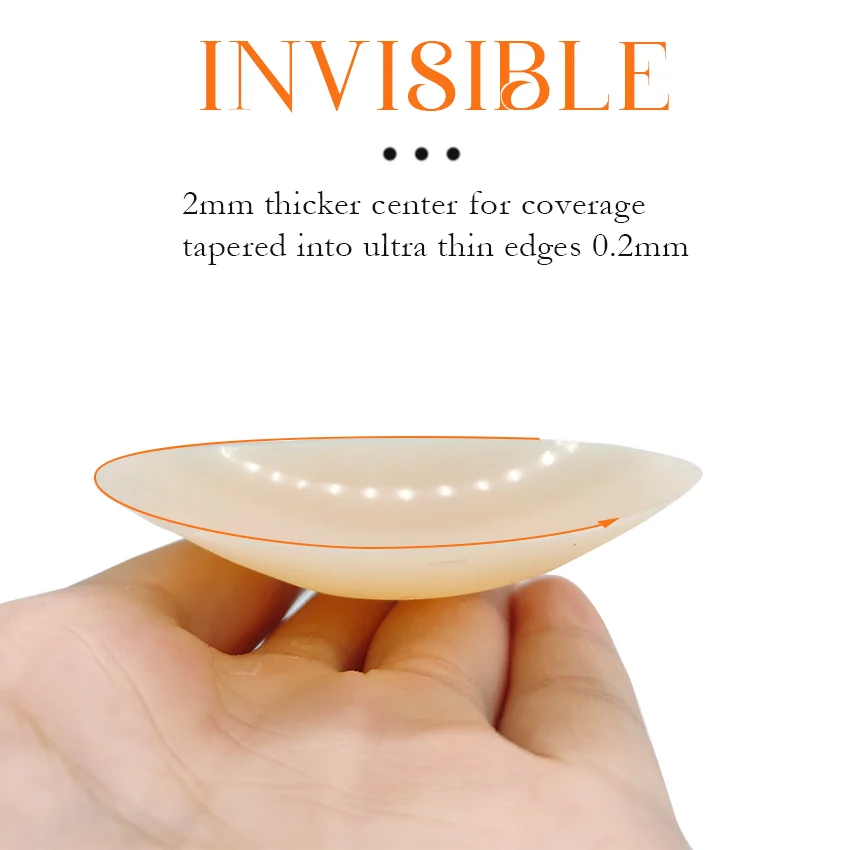 Wholesale Adhesive Customized Silicone Bra Beauty Girl Silicone Nipple Covers Disposable for Women Reusable Pasties Nipple Cover