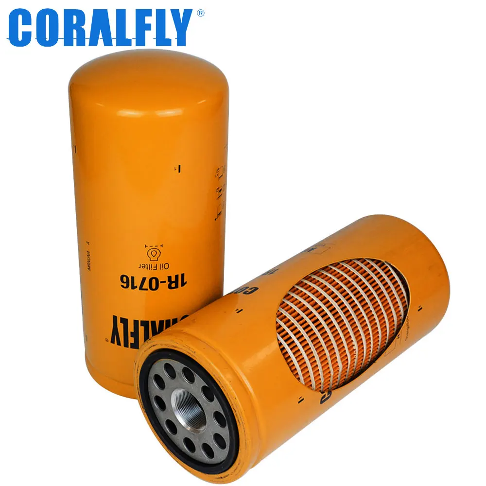 Масляный фильтр двигателя Coralfly 1R1807 1R0739 1R-0716 1R-1808 1R0716 1R-0749 1R-0750 1R0750 1R-0756