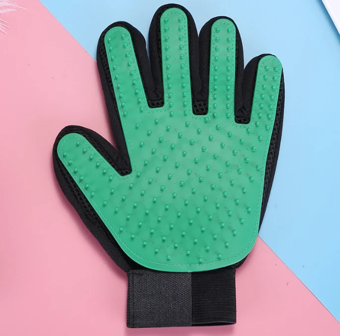 2021 trend product pet grooming bath silicon pet grooming gloves