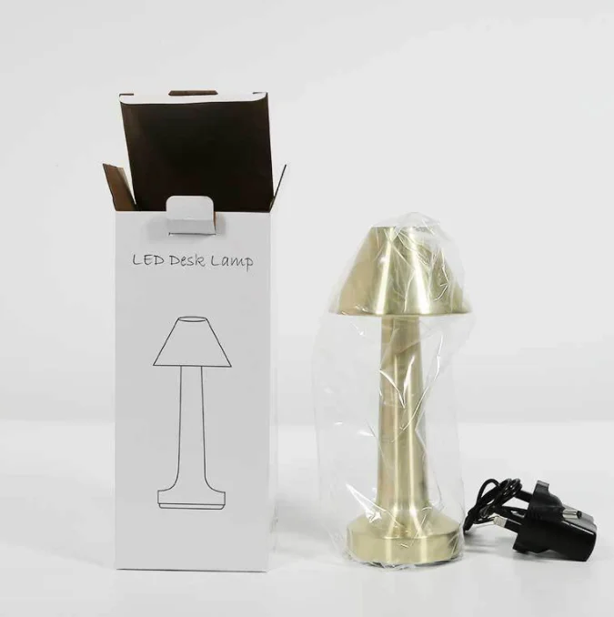 Перезаряжаемые светодиодные настольные ночники, беспроводной миниатюрный светильник с сенсорным диммером для ресторана, отеля и бара