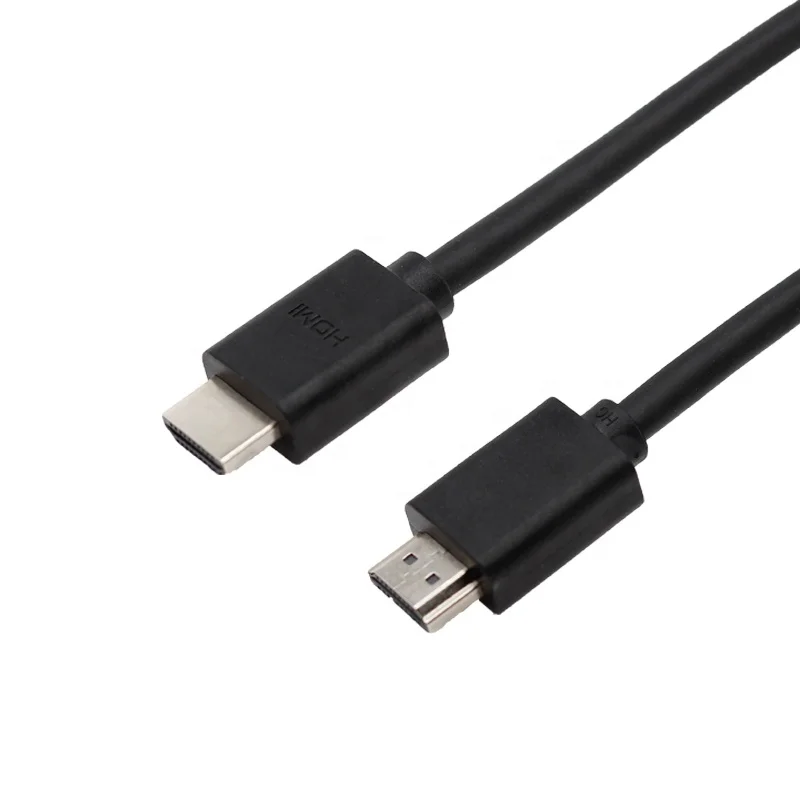 Audio AV Composite Video Cable 2160p 3D 4K HDMI 2.0 Cord 3RCA Black Jacket Copper PVC DVD Connector GRAY PC Laptop Computer
