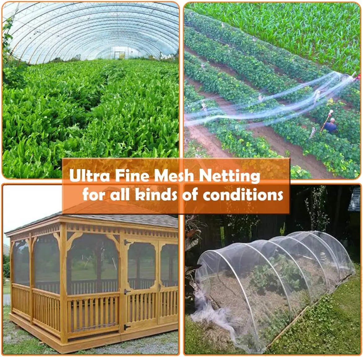 New HDPE Insect Mesh Greenhouse Insect Proof Net Insect Proof Net