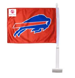 New Red Colour Buffalo Bills Car Flag