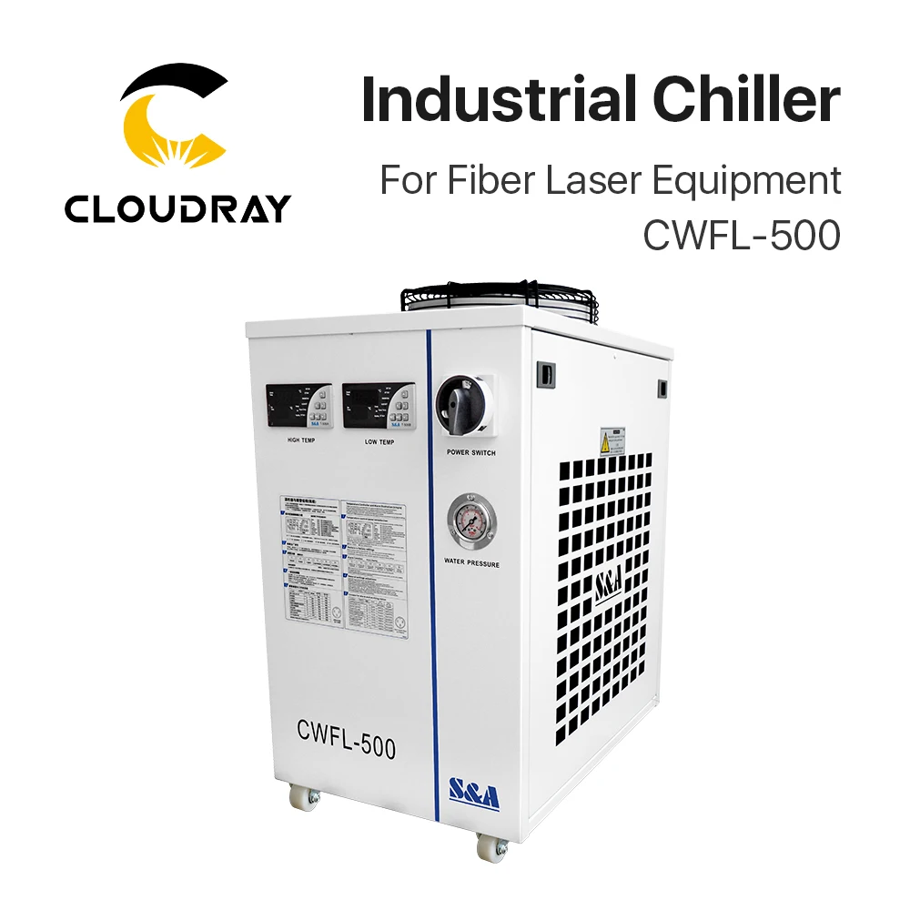  Cloudray BM109 промышленный охладитель воды CWFL-500 CWFL1000 CWFL3000 для волоконно-лазерной