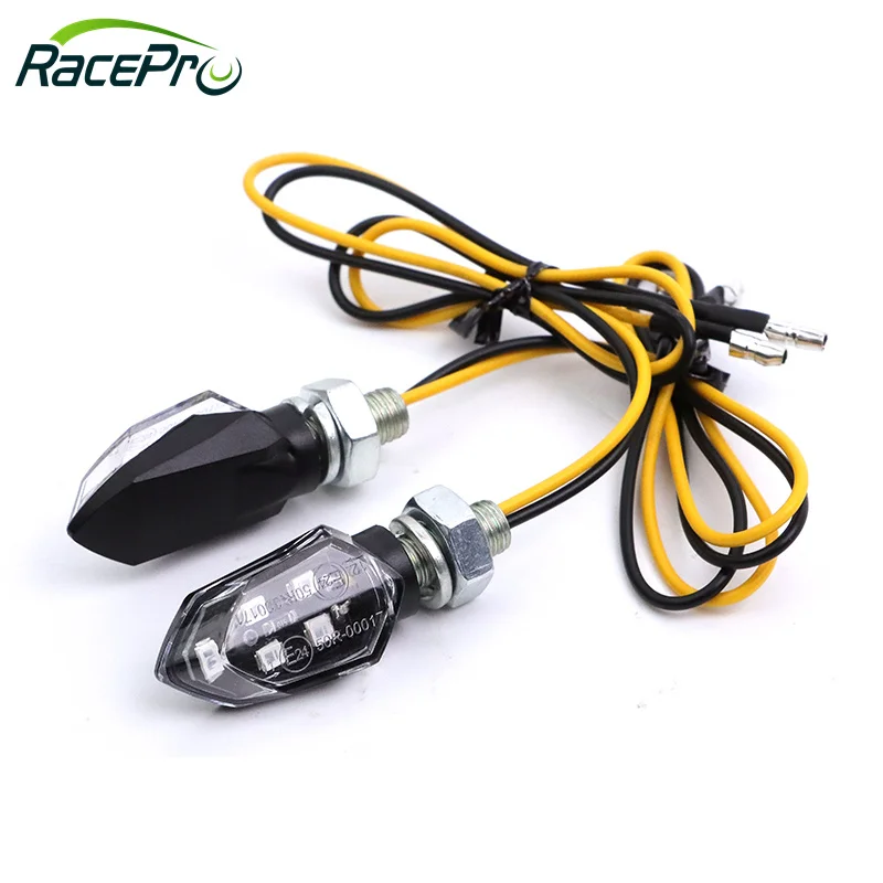 RACEPRO E-Mark E24 Small Size Ultra Bright Mini Motorcycle Run Indicators Position Light Brake Light Led Turn Signals