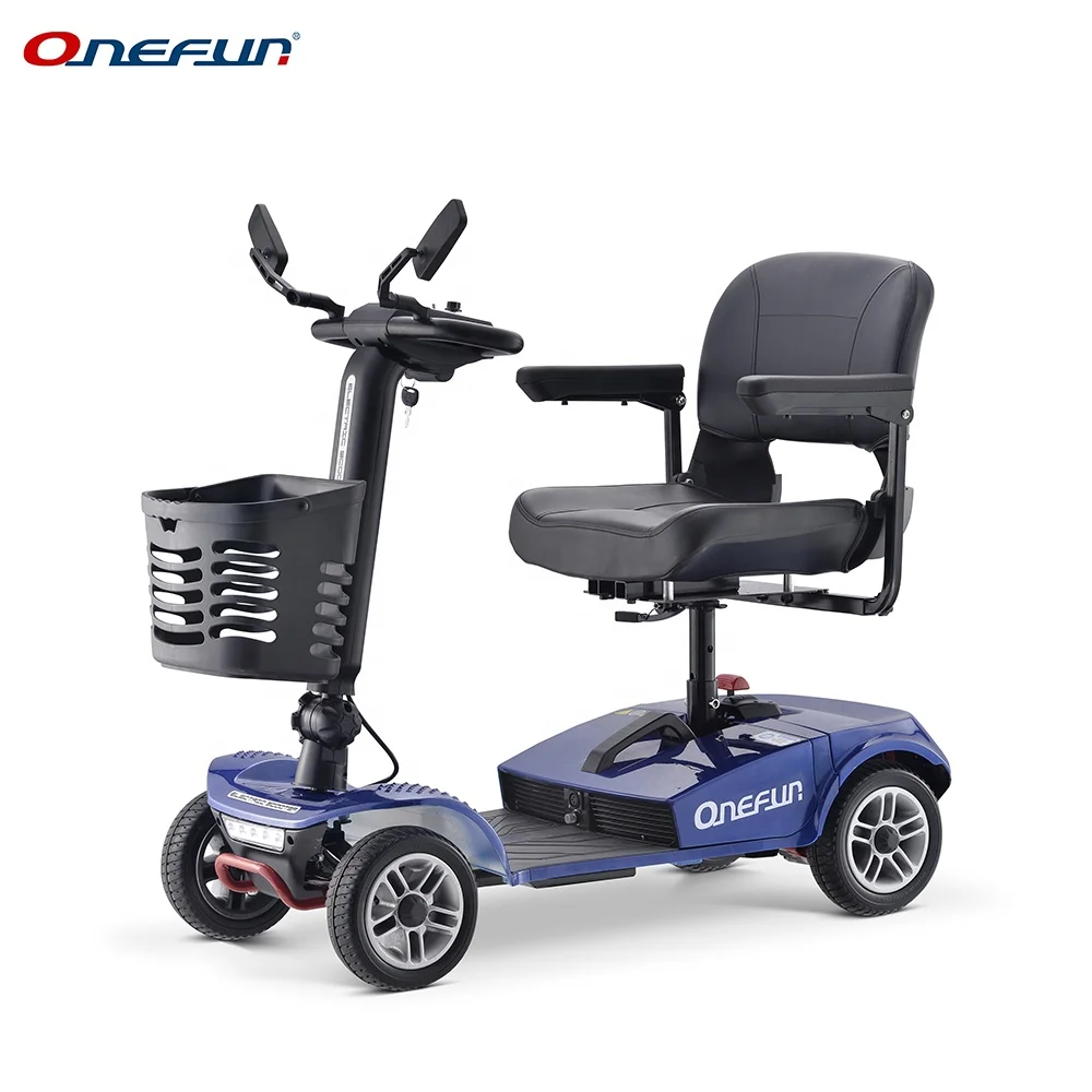 
small 24V 300W 3 wheel folding handicapped scooter for elderly old people 