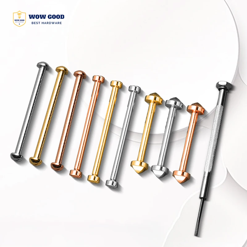 OEM Stainless Steel multi sizes 20mm to 22mm micro watch strap connector band screw pin tubes for watch Strap Tube