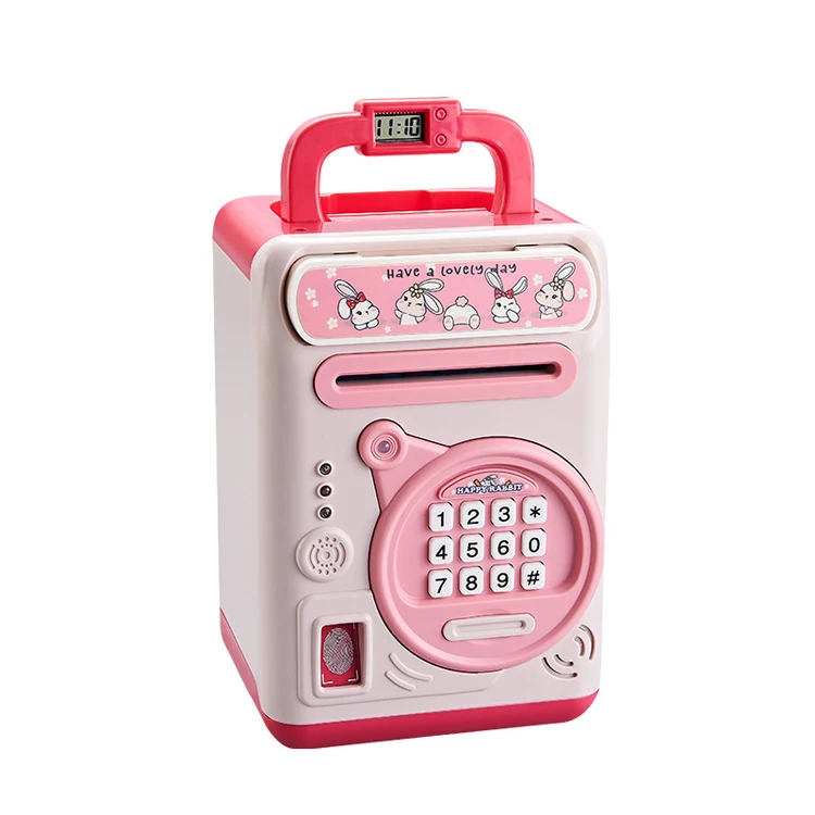 Детская копилка с паролем на заказ коробка для сбережений копилки монет детская пластиковая Копилка сейф банкомат