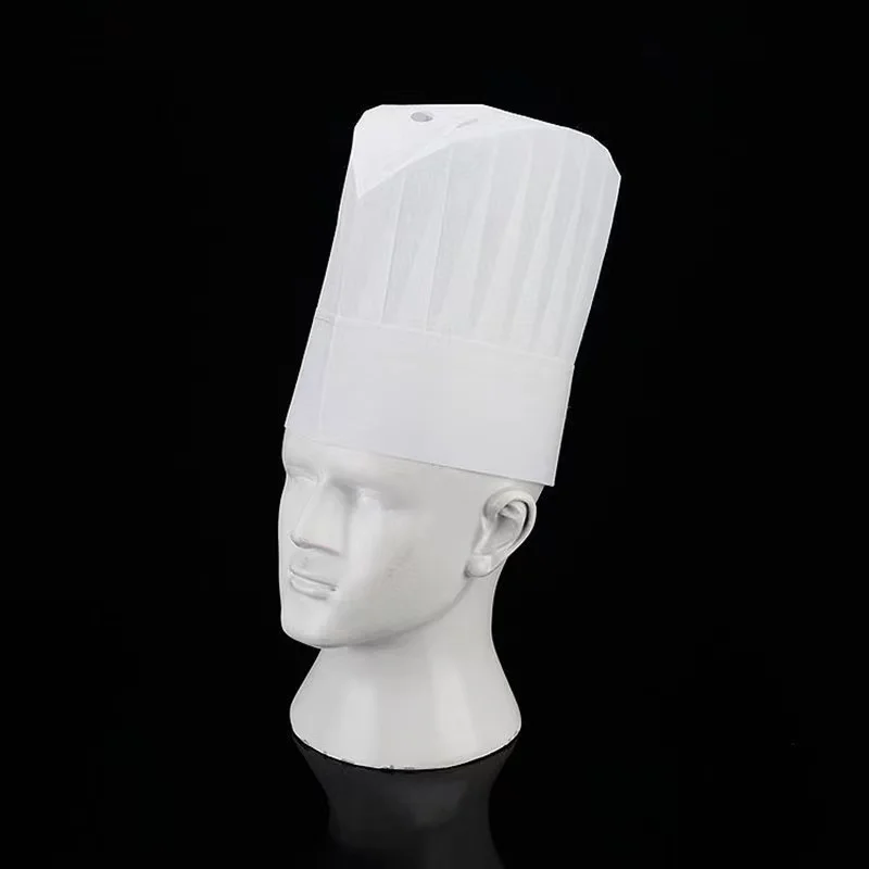 Wholesale High Quality Non Woven Fabric Disposable Chef Hat paper chef hat