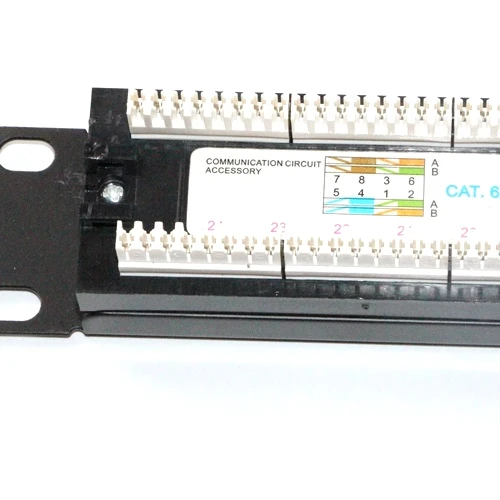  2019 индивидуальные 1U UTP CAT6 24-портовая патч-панель RJ45 с keystone