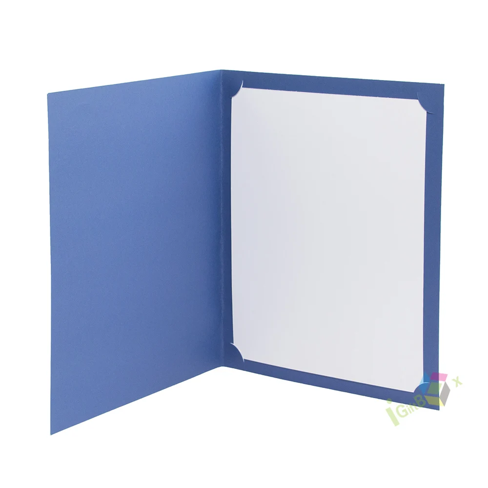 Luxury High Quality Art Paper Certificate/Invitation Holder with Custom Printing