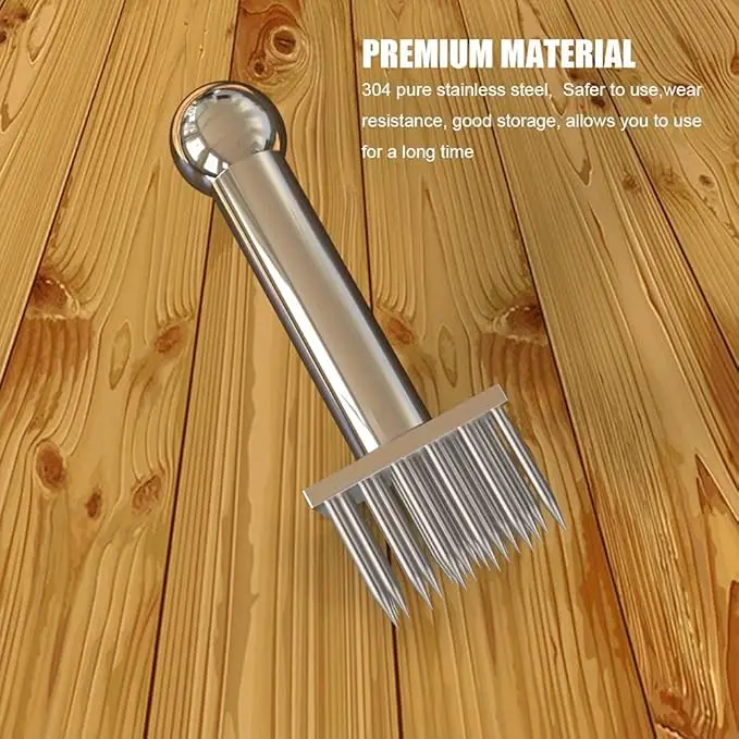 Best Selling Kitchen Gadgets Heavy-Duty Stainless Steel Meat Tenderizer Needle Profession Kitchen Tools for Kitchen Cooking