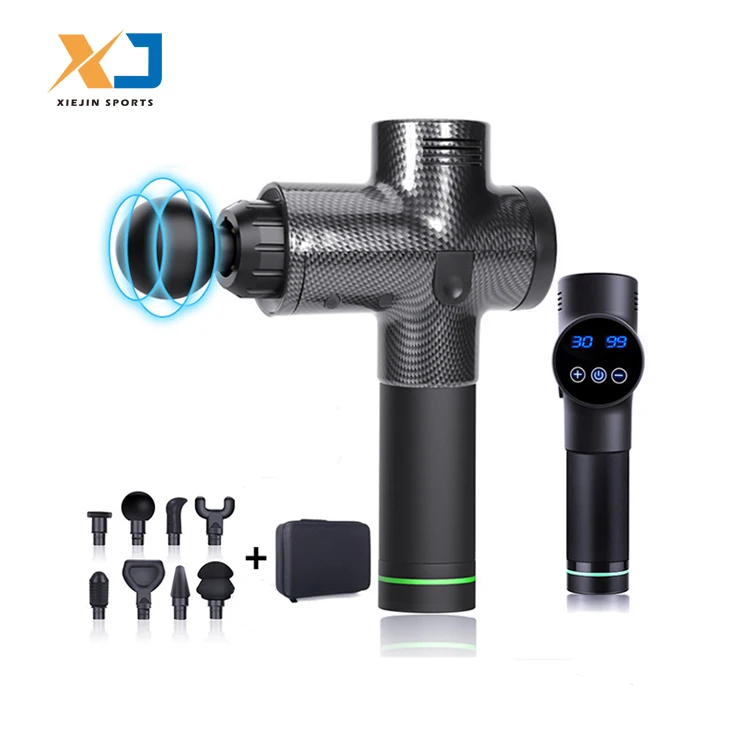 
Hot Sale 30 Speeds Electric Portable Deep Body Fascia Fitness Dropshipping Muscle Private Label Strong Massage Gun For Athletes 