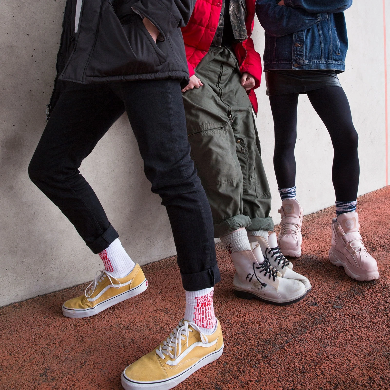 
Custom funny saying knitting word letter socks cotton crew athletic sock 