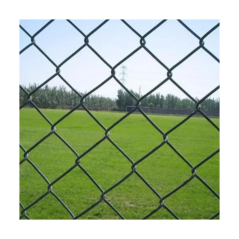 Manufacturer High Security Galvanized Chain Link Wire Mesh Fence in China
