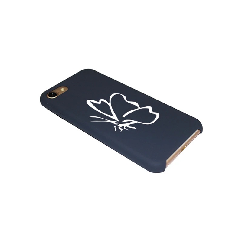 customized logo printed silicone phone case for iphone case