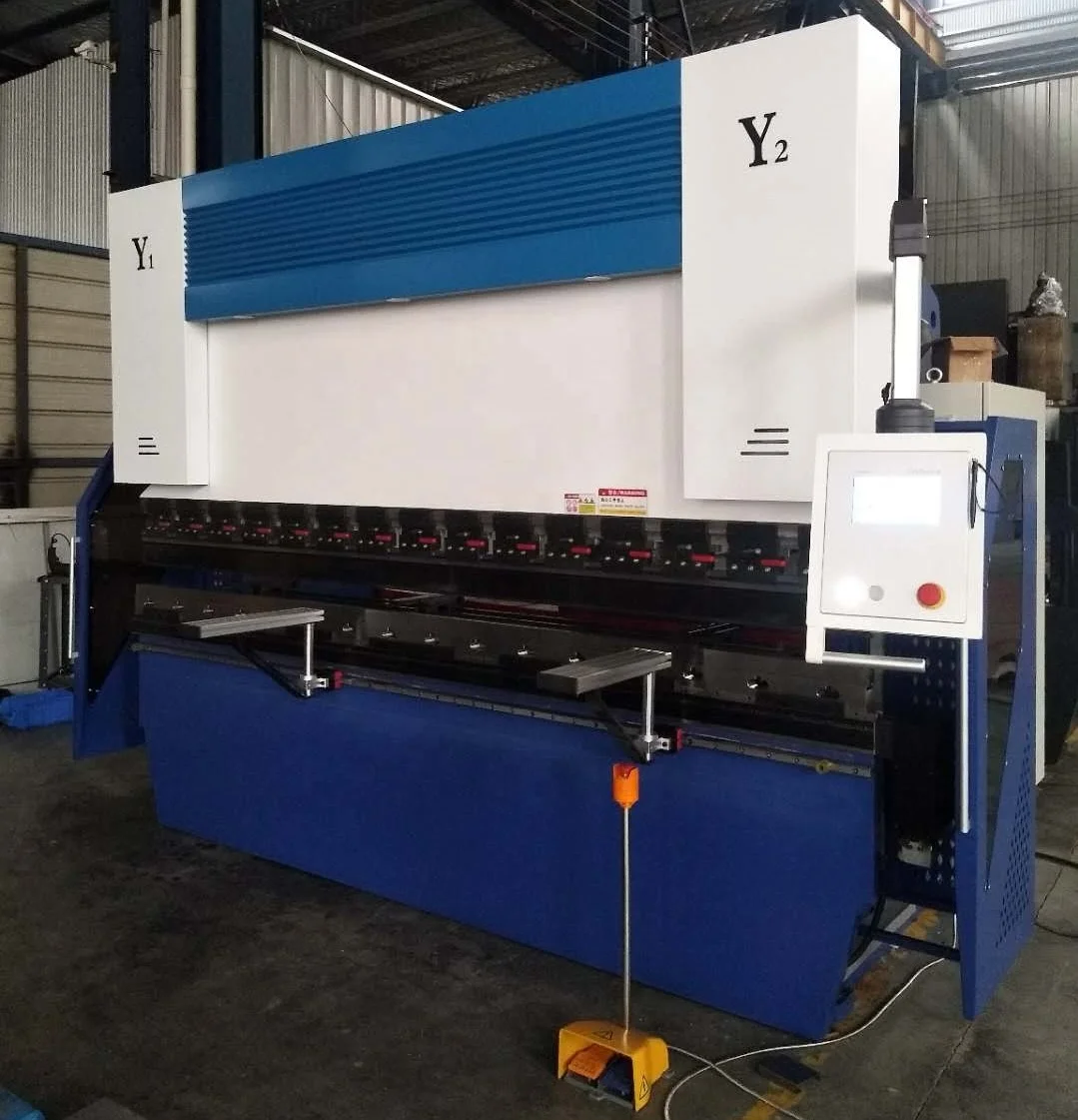 Good price stainless steel sheet metal plate 125t 3200mm hydraulic manual press brake for 2mm to 6mm sheet bending