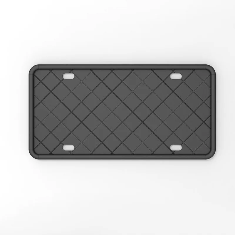 Silicone License Plate Frame Car Licenses Plate Covers Holders Rust-Proof/Rattle-Proof/Weather-Proof