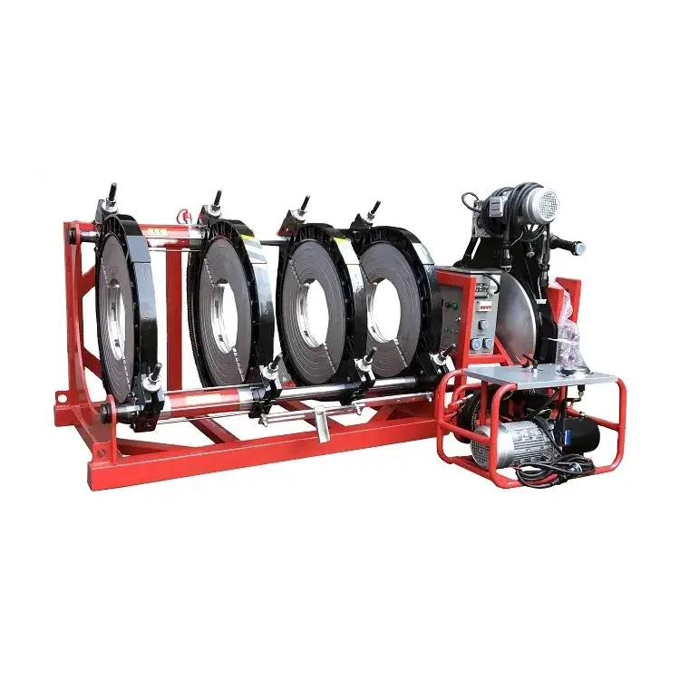 Pipe Welding Machine Rdh315/63 Hydraulic Butt Fusion Machine Hand Push Pe Pipe Butt Welder Milling Cutter
