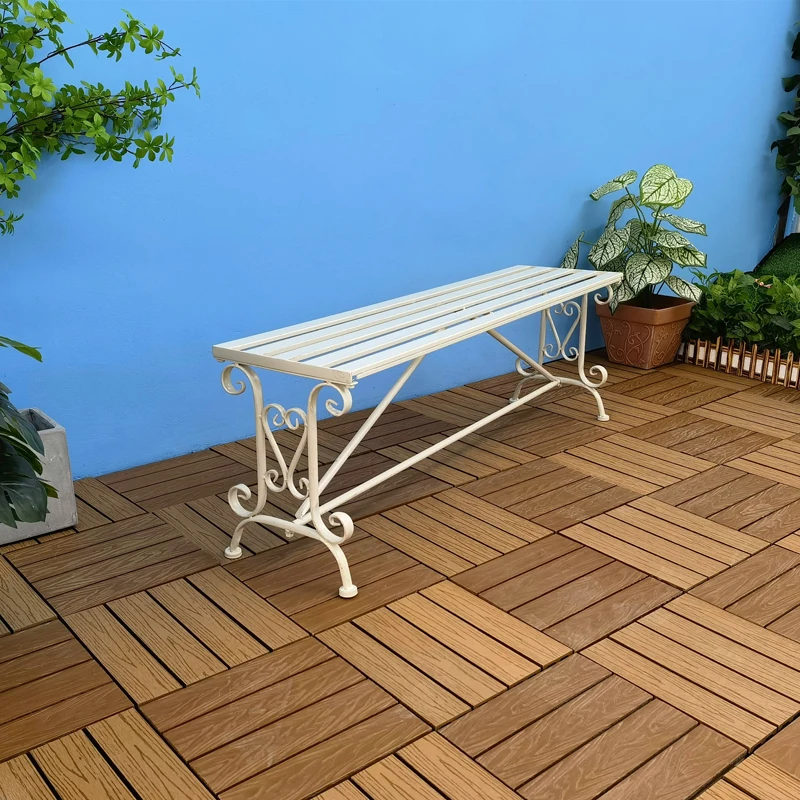 Plastic Patio Benches Garden Bench made in China plant stand indoor
