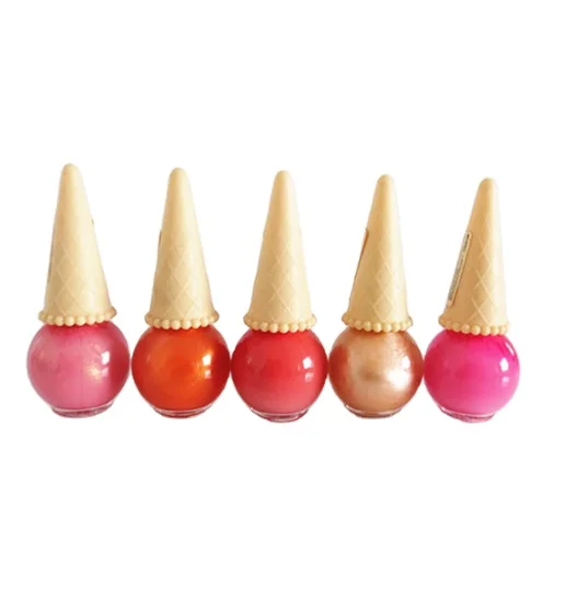 OEM Garson Ice-cream Cone Shape Miss Candy Color Long Lasting Nature Nail Polish