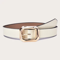 Custom Belts New Fashion Joker Metal Buckle Belts For Ladies