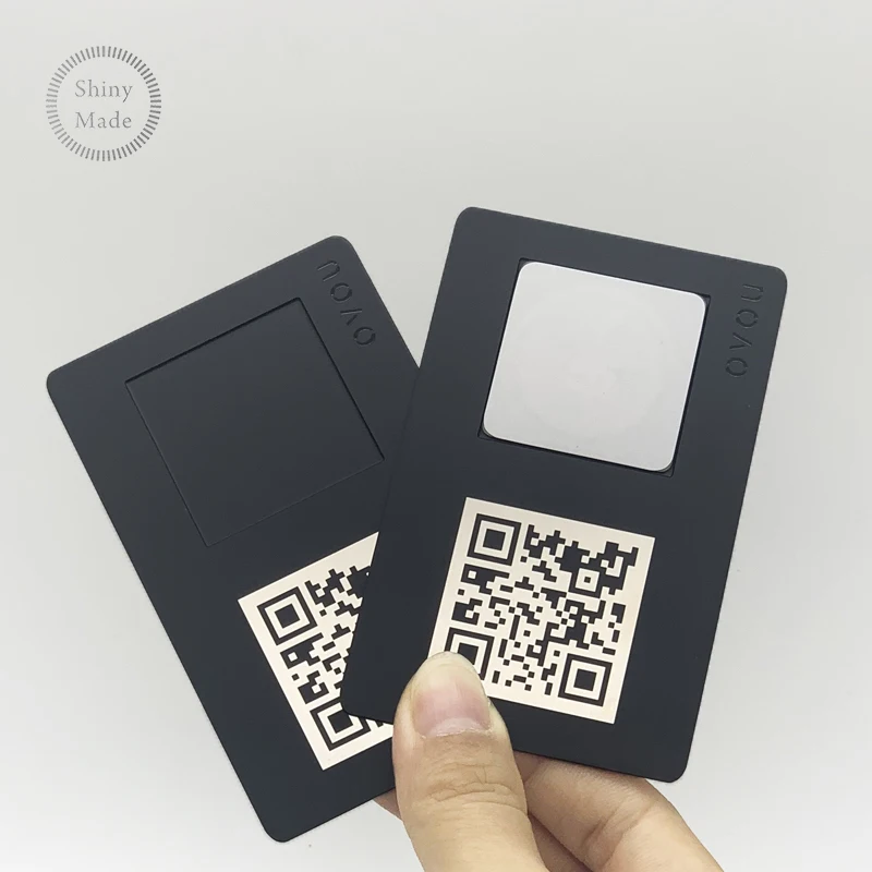 Оптовая Продажа пользовательских металлических 0 8 мм NFC смарт-членская карта Ntag 216 перезаписываемая металлическая Золотая визитная карточка печать