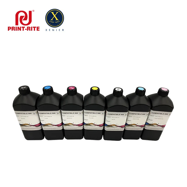 Print-Rite fluorescent photo id cards uv curing ink for EPSON led uv digital  printer ceramic ink