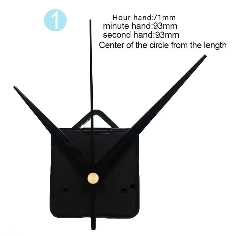 High Quality 24 Hours Quartz Wall Clock with Sports Mechanism Battery Operated Clock Parts Hands Includes Clock Work Machine