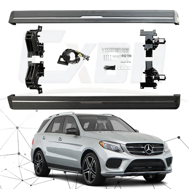 Stand up board pedal car side by side foot step application for Mercedes Benz GLE 2014-2019