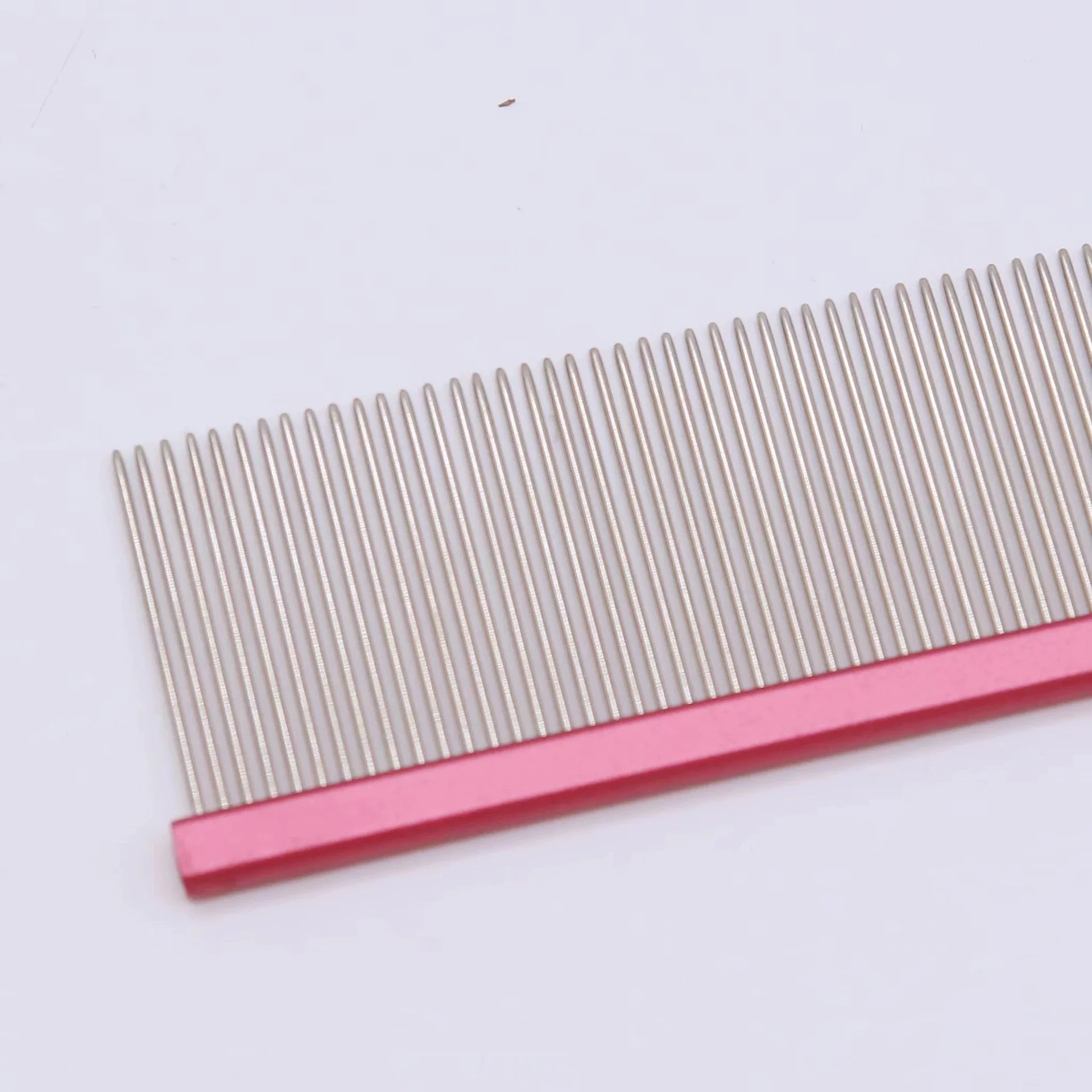 Pet supplies pet cleaning grooming stainless steel comb hair remover metal comb for pets