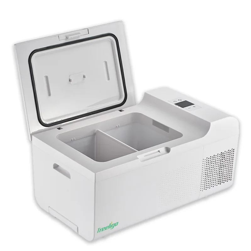 2022 new Portable portable refrigerator car hotel room compressor refrigeration fresh-keeping refrigerator 20L RV camping picnic