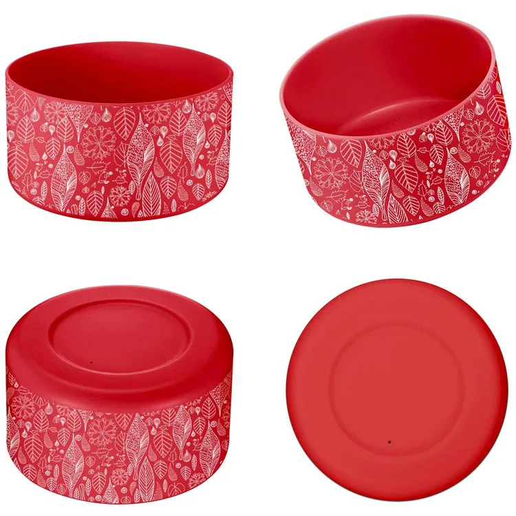 Protective Silicone Boot Sleeve Base for 12-40 oz  Insulated Water Bottles, Anti-Slip Water Bottle Sleeve Cover