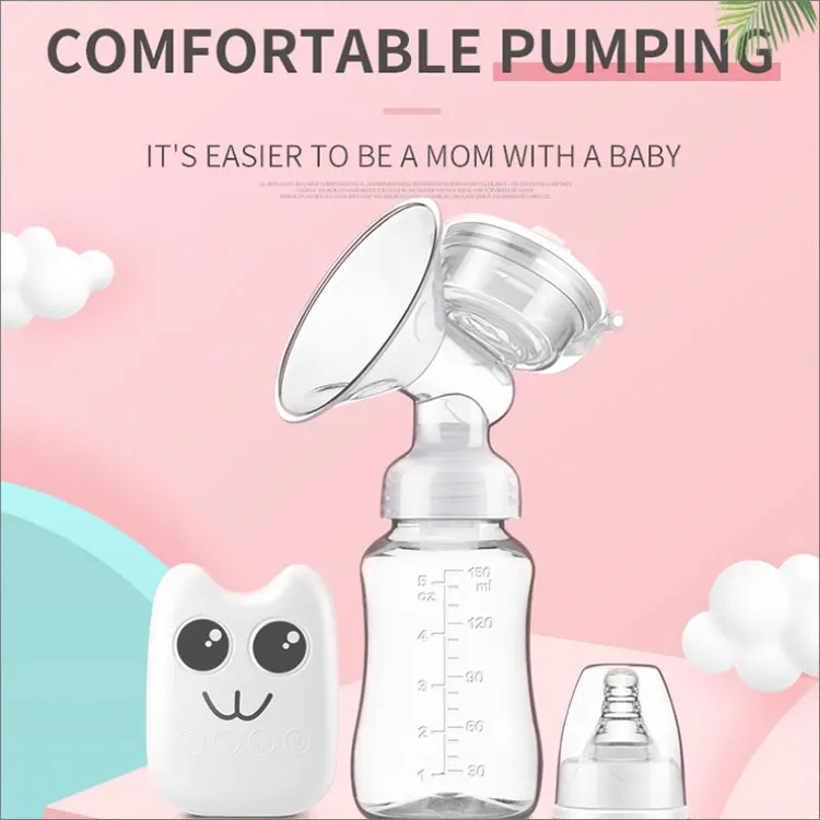 Dearevery 2 Molds 4 Levels Electric Automatic Hand Free Breast Pump Silicone Breastfeeding Pump
