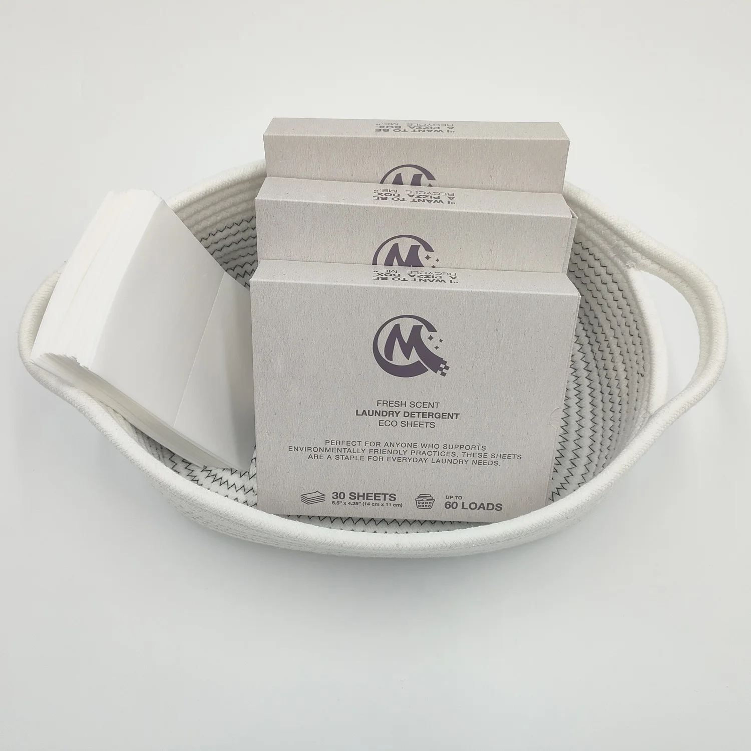 Super Concentrated Plant Extract Laundry Detergent Strips Scented Bio Dissolve Eco Friendly Laundry Detergent Sheets