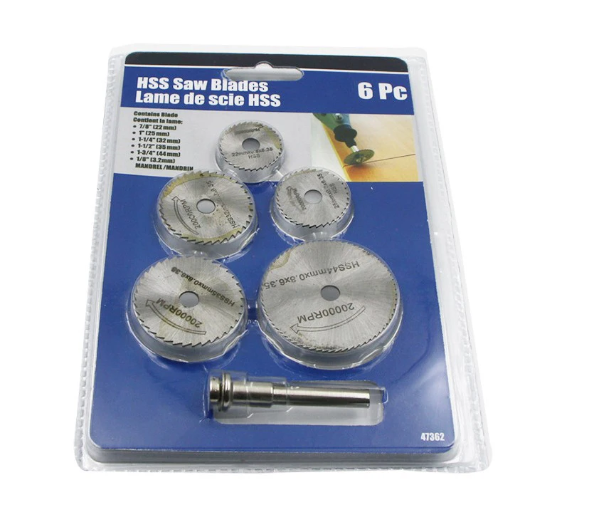 
High quality plastic/wood HSS saw blade cutting 