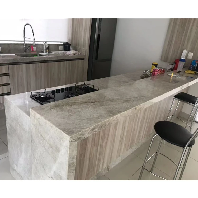 Marble Slab Emperor Grey Marble Floor Tiles Modern Coffee Table Dining Table Top Bathroom Wall Panels Polished Cut to Size