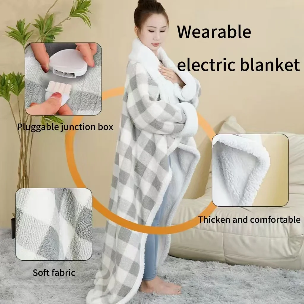 Новинка мягкая фланелевая толстовка с капюшоном на заказ роскошная из ткани шерпа одеяло для гостиной телевизора носимая